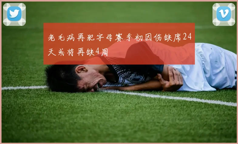 老毛病再犯字母赛季初因伤缺席24天或将再缺4周